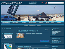 Tablet Screenshot of kitesurf.hu