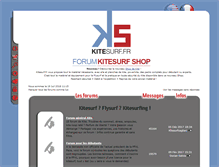 Tablet Screenshot of kitesurf.fr